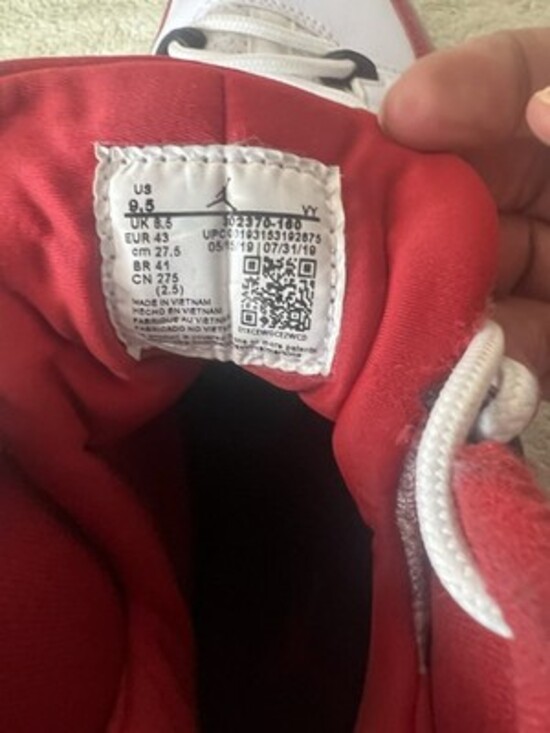 Air Jordan 9 Retro Size 9 Gym Red - Picture 3 of 5